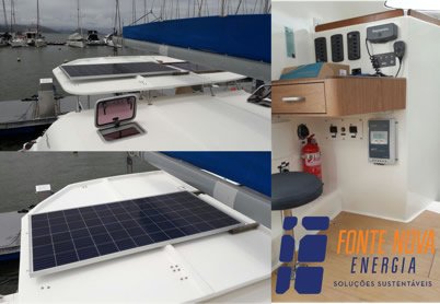Sistema de geração de energia para barcos ou foodtruck